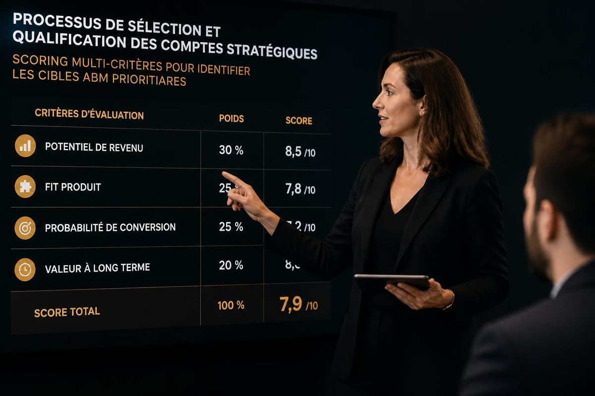 Account selection framework