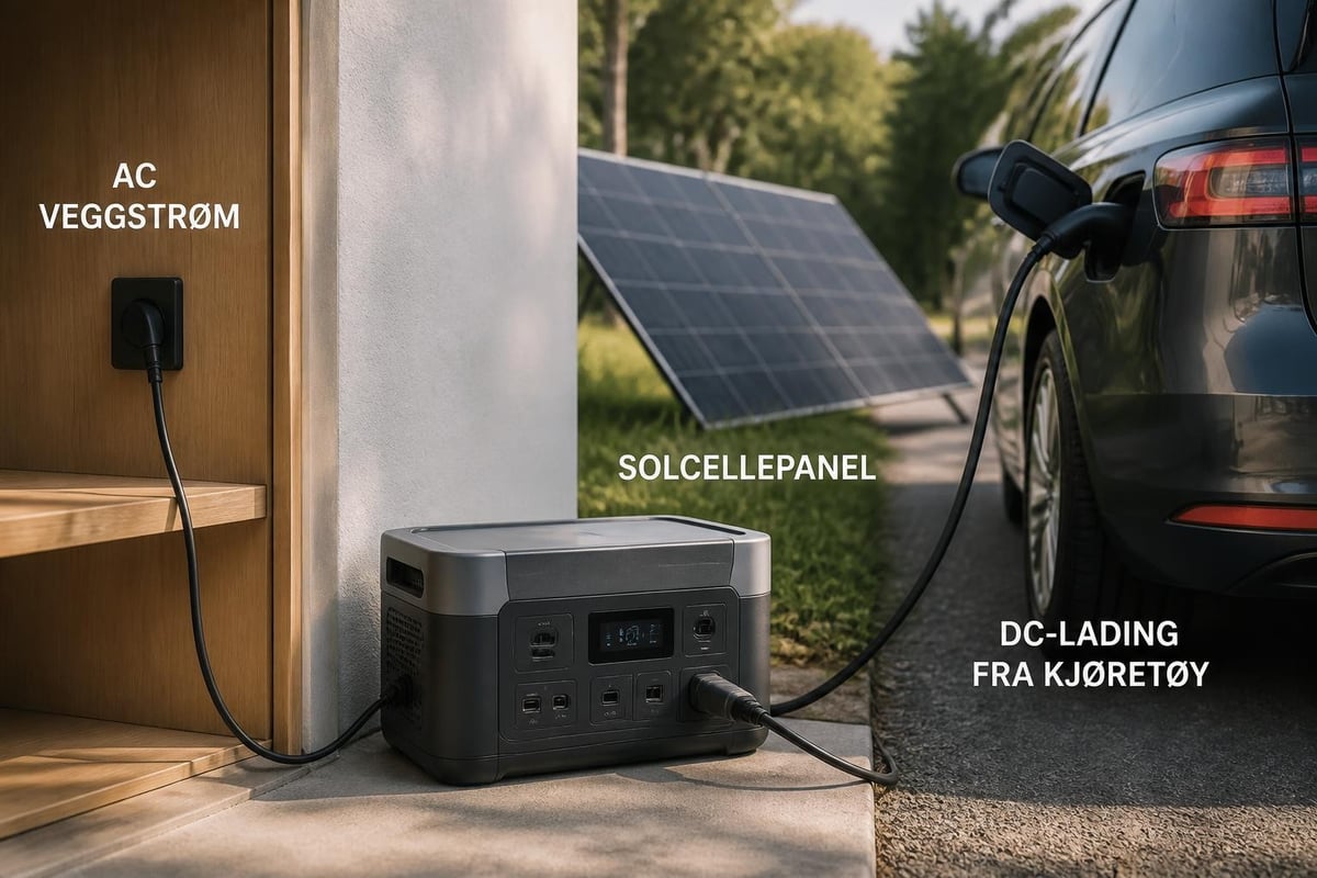 Ulike ladeløsninger for energilagring