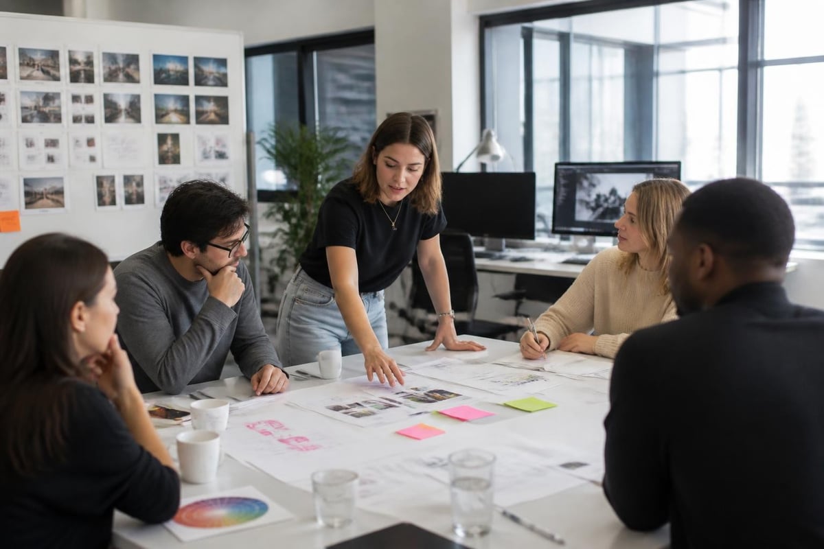 Creative digital marketing workflow
