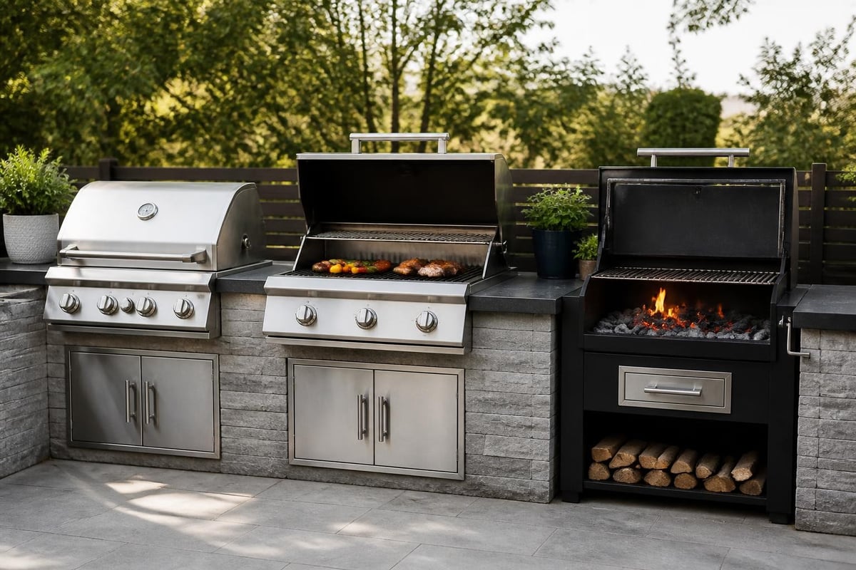 Built in grill fuel systems comparison
