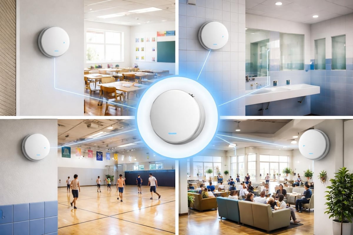 School air quality monitoring strategy
