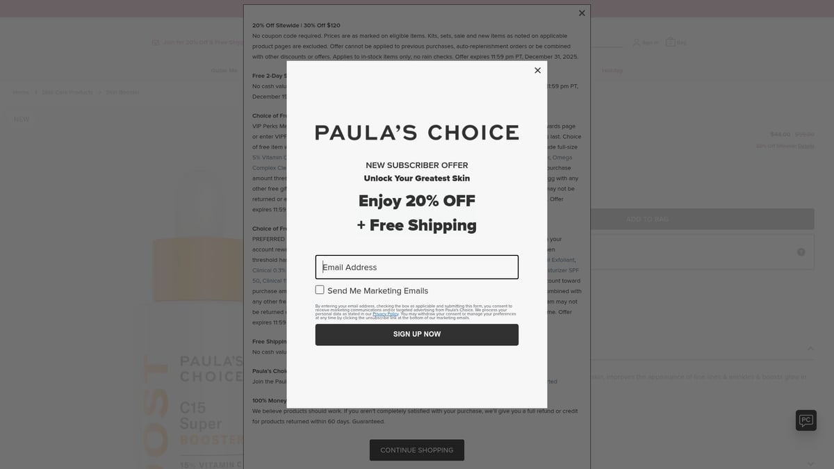 9 Essential Clear Skin Serums to Try for Radiant Results in 2026 - Paula’s Choice 10% Niacinamide Booster