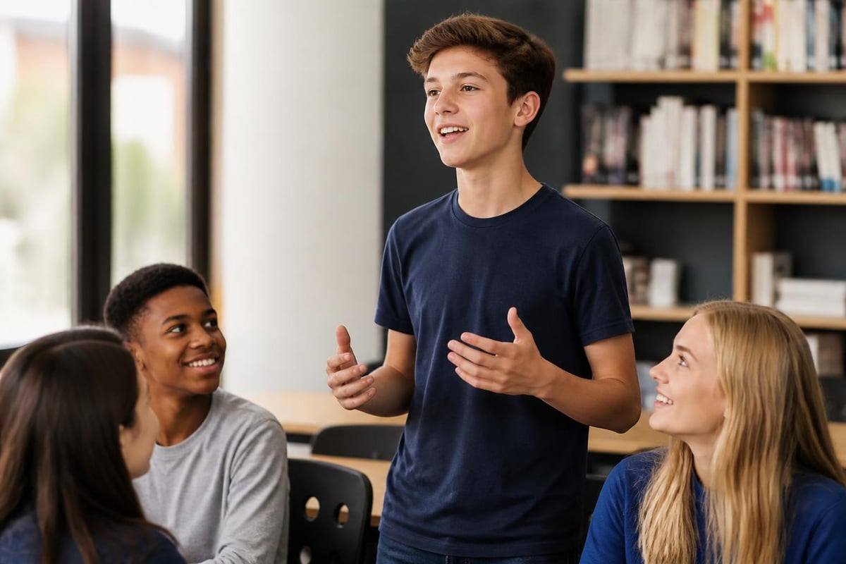 Teen confidence practice