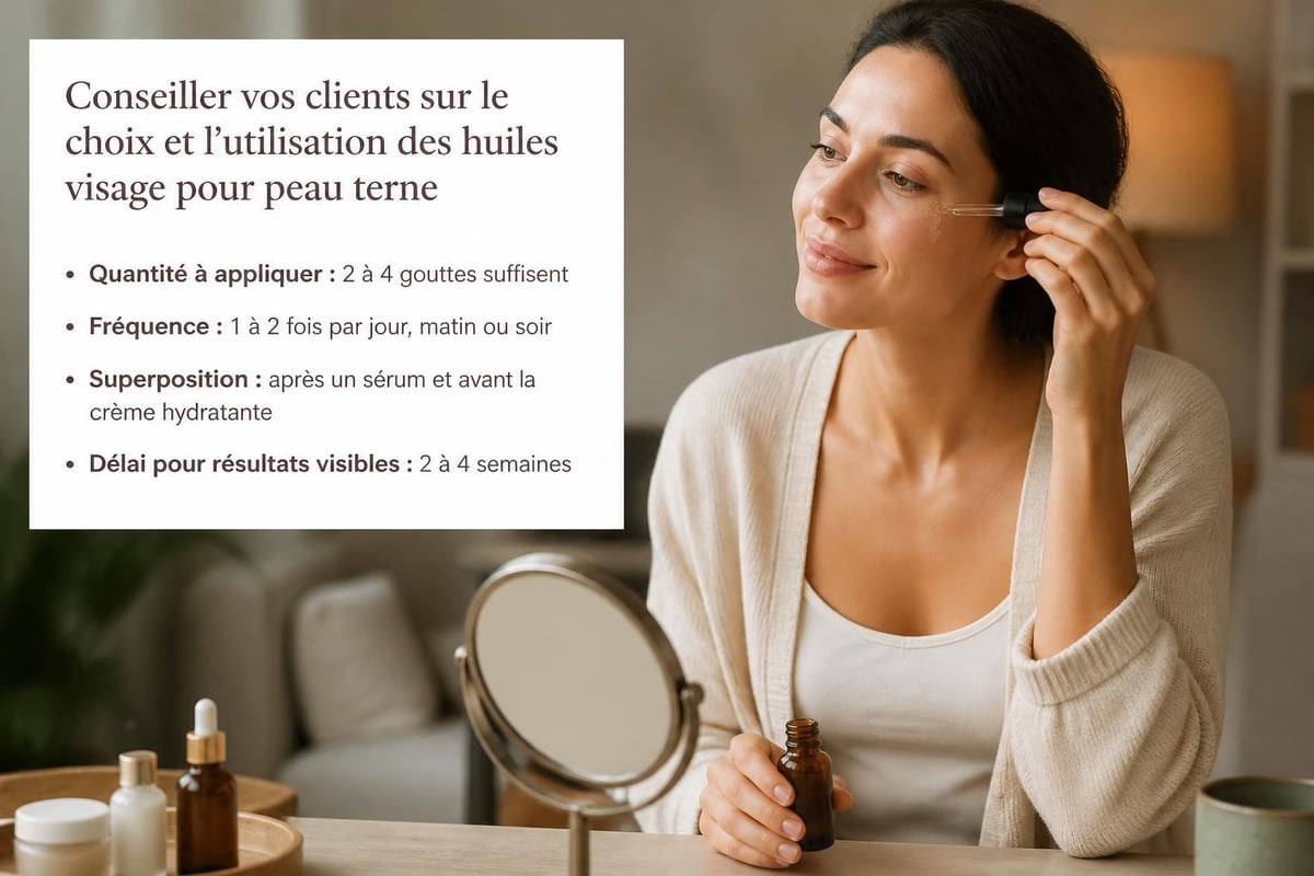 Conseils prescription huile visage