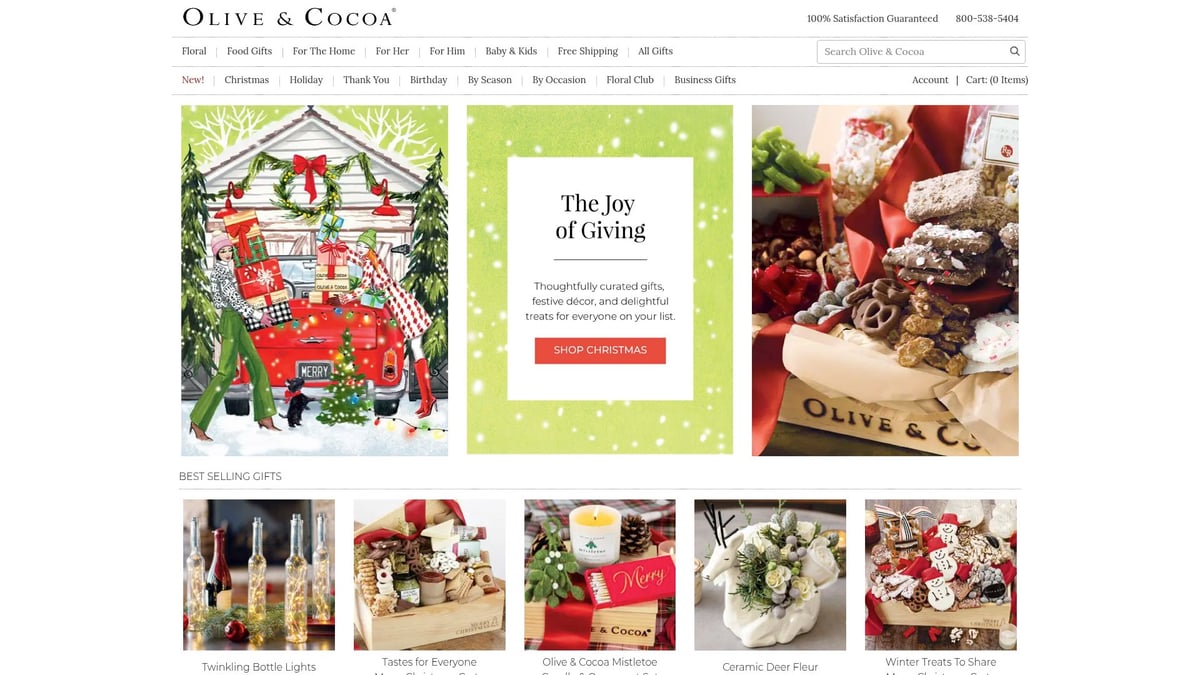 9 Amazing Festive Gift Baskets to Brighten 2026 Celebrations - Olive & Cocoa “Fireside Feast” Basket