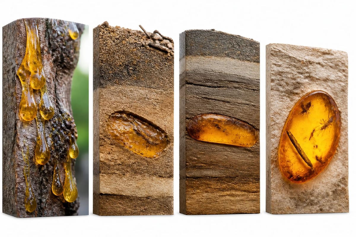 Amber formation process