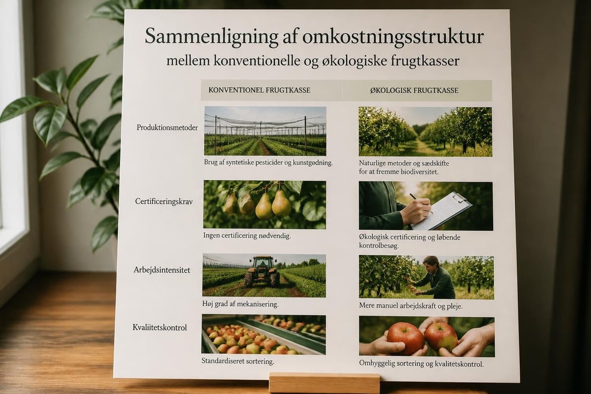 Prisfaktorer økologisk frugt
