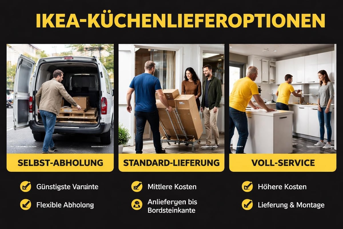 IKEA Küche Lieferoptionen Vergleich