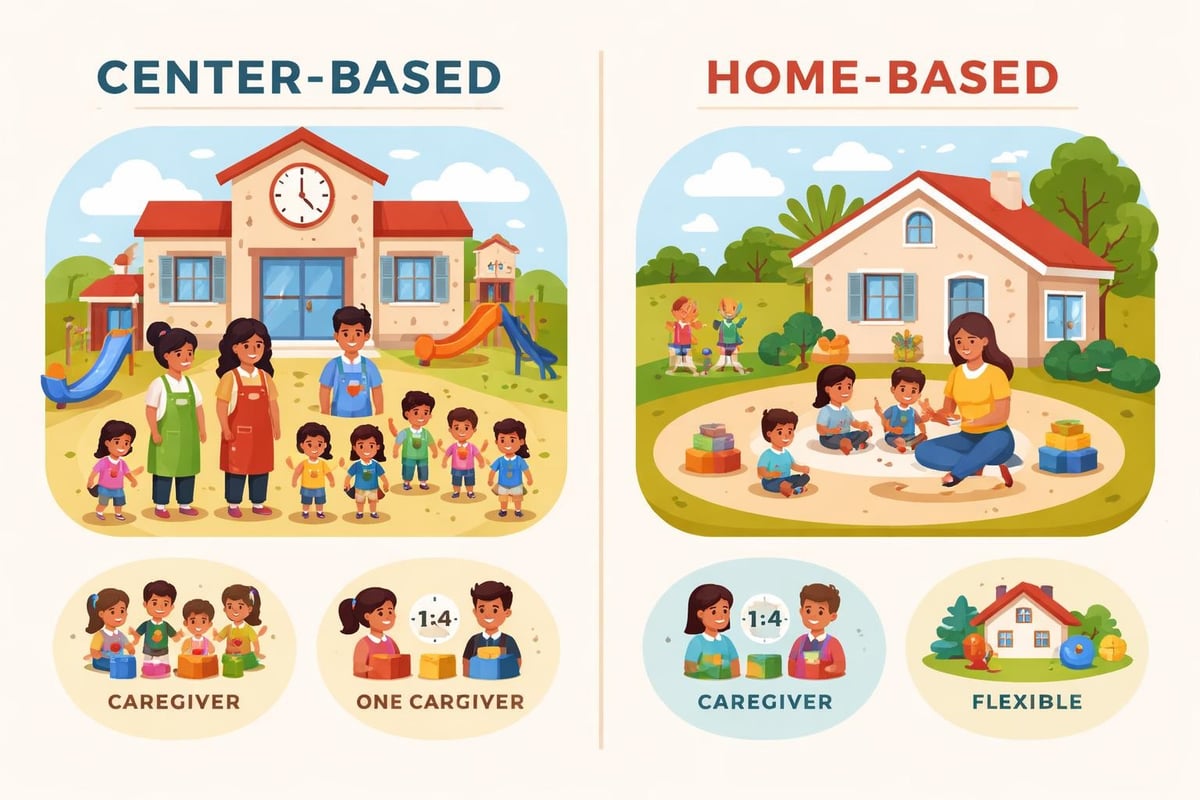 Comparing childcare settings