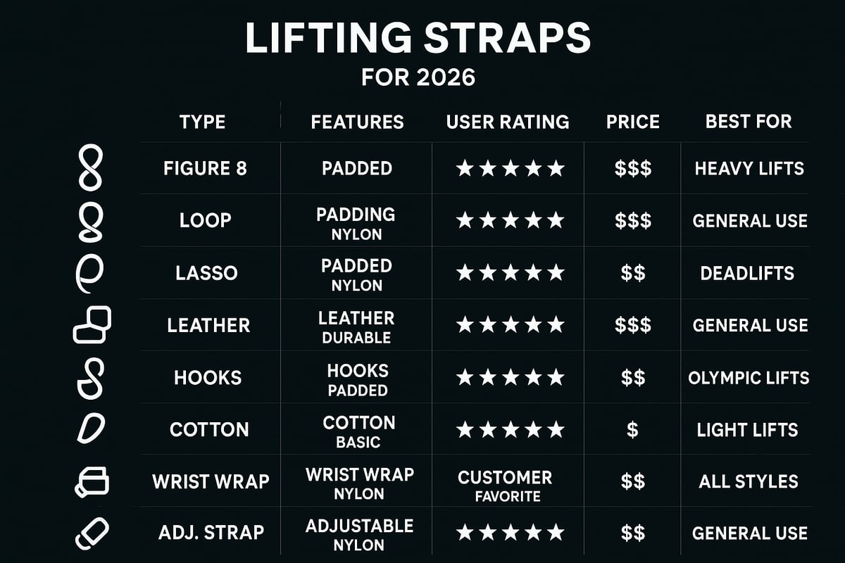 8 Best Lifting Straps for 2026: Expert Picks