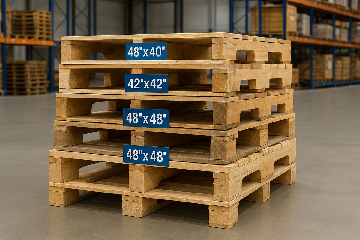 Standard Pallet Sizes in 2025: The Core Dimensions