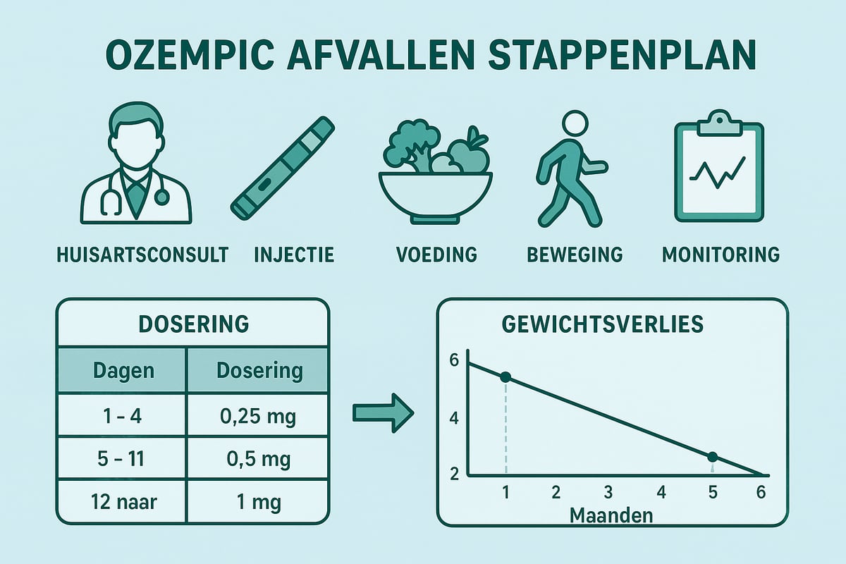 Stap-voor-Stap: Zo Start je met Afvallen met Ozempic