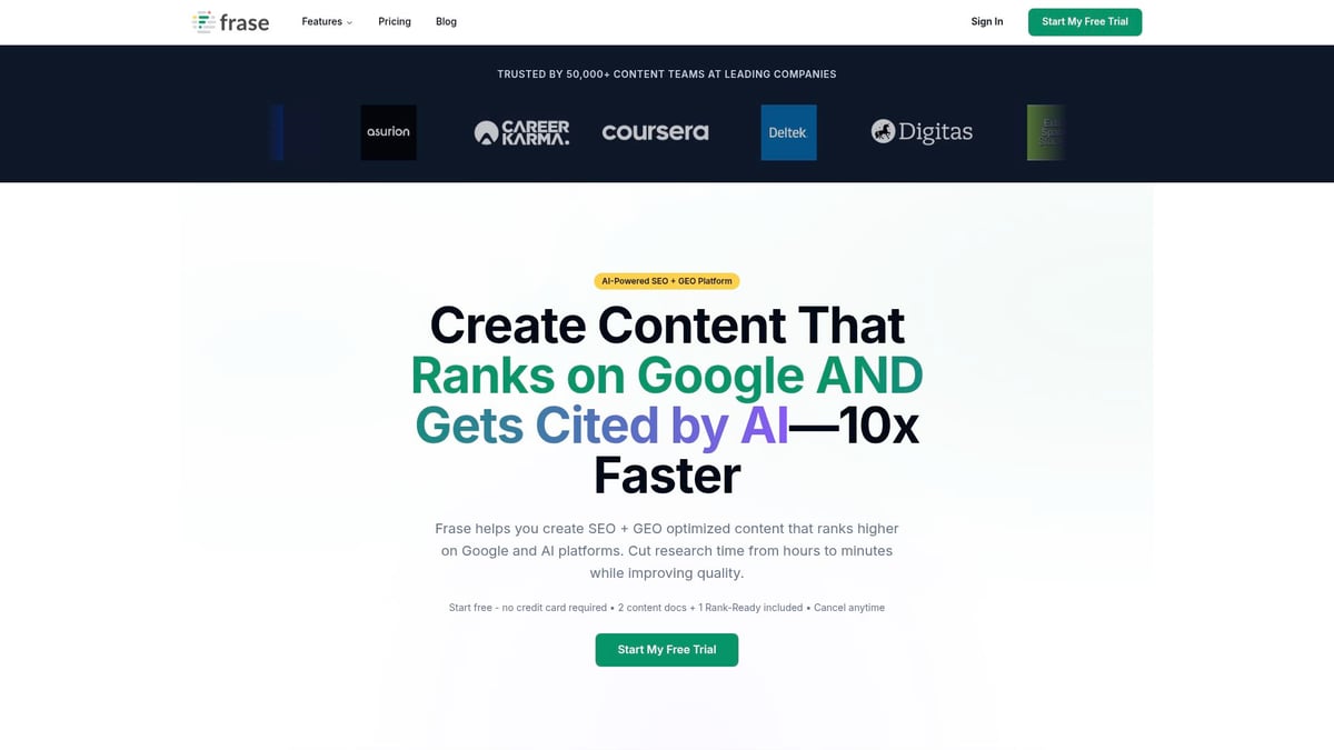 Top 10 Auto SEO Tools to Boost Your Rankings in 2025 - Frase