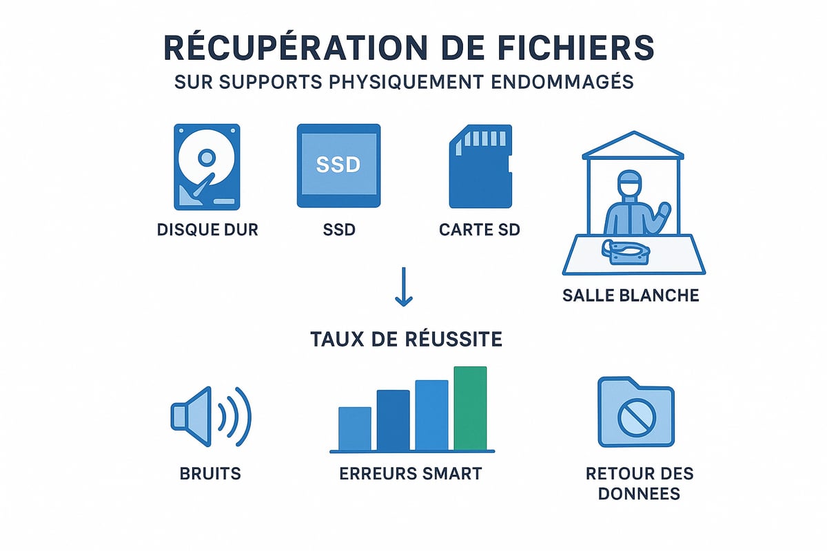 Récupération De Fichiers Sur Des Supports Physiquement Endommagés