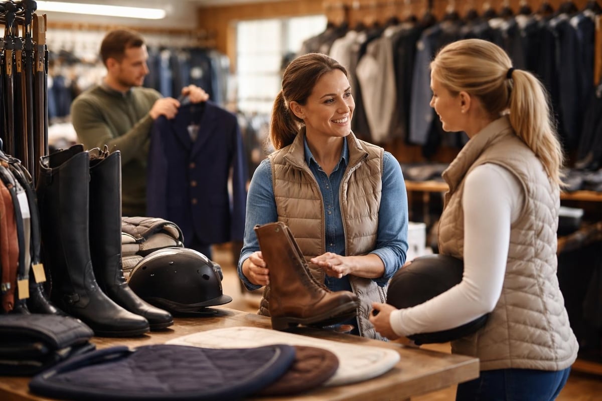 Key features distinguishing specialist equestrian retailers