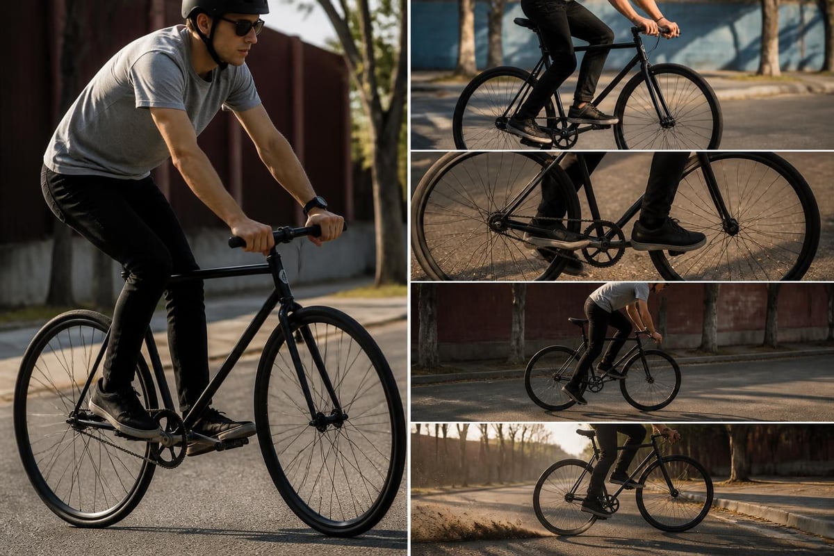 Fixed gear riding techniques