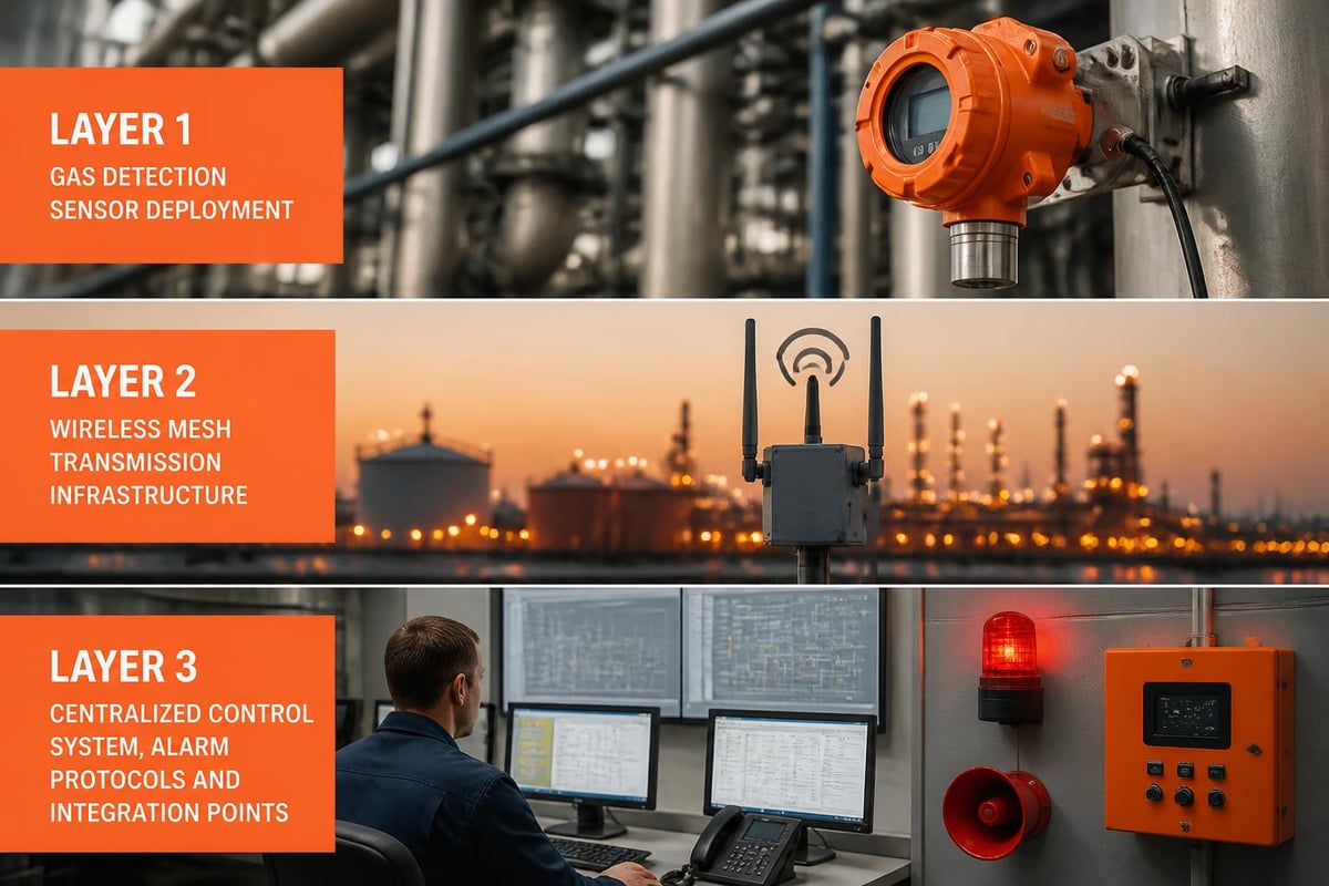 Gas Detection Systems: B2B Guide for Industrial Safety Gas detection system architecture