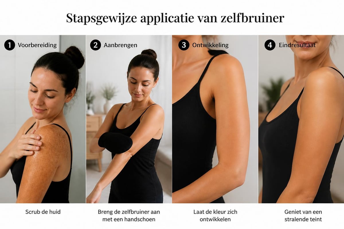 Zelfbruiner applicatie proces