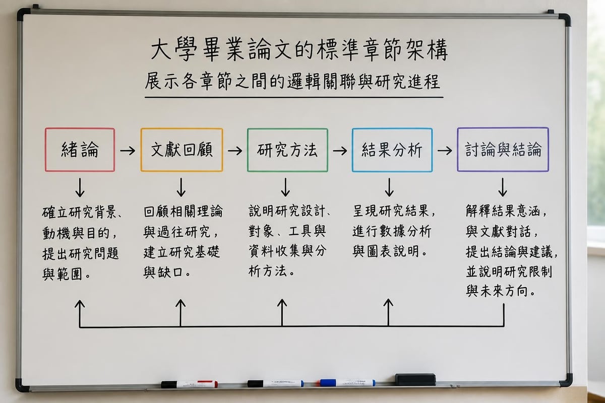 大學畢業論文章節結構