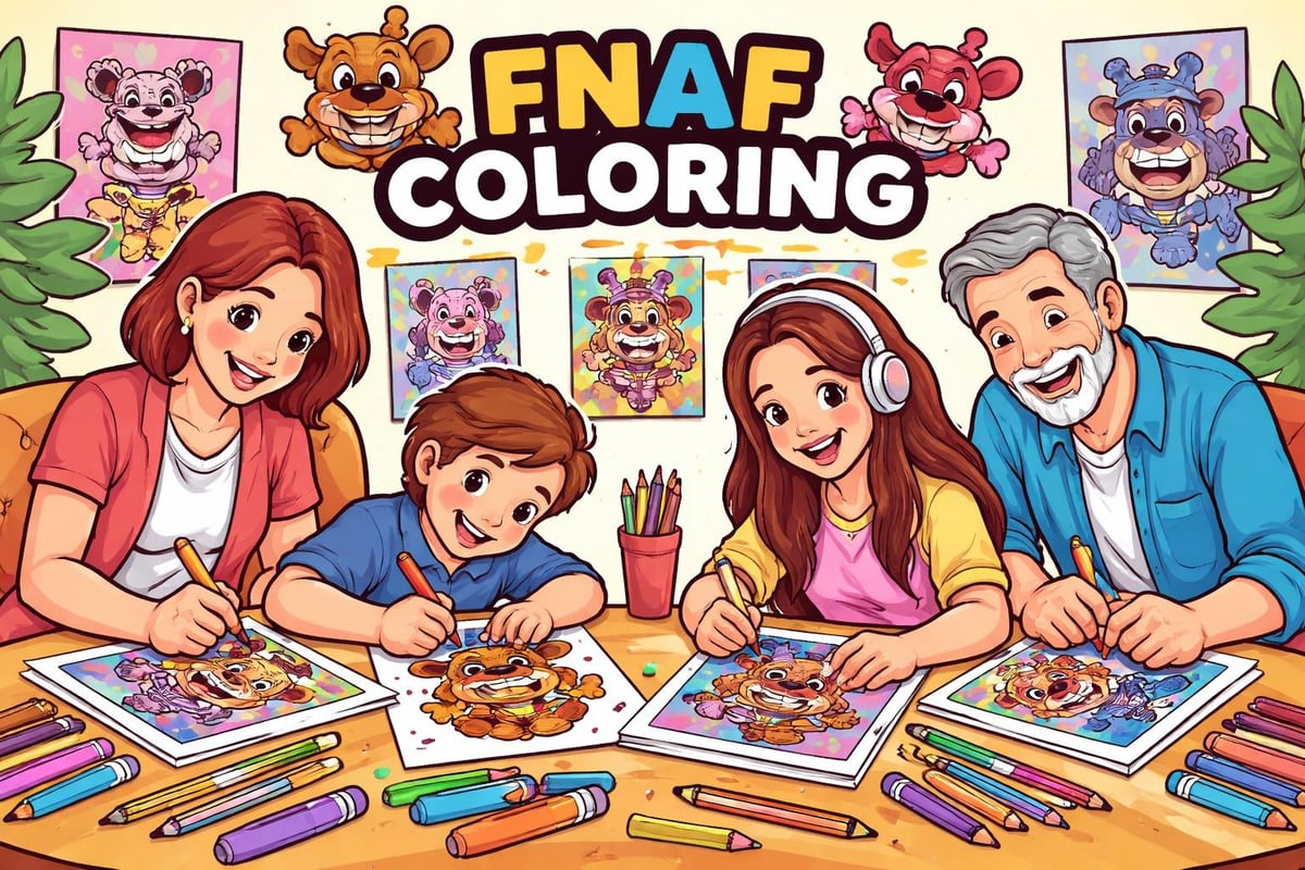 FNAF coloring benefits