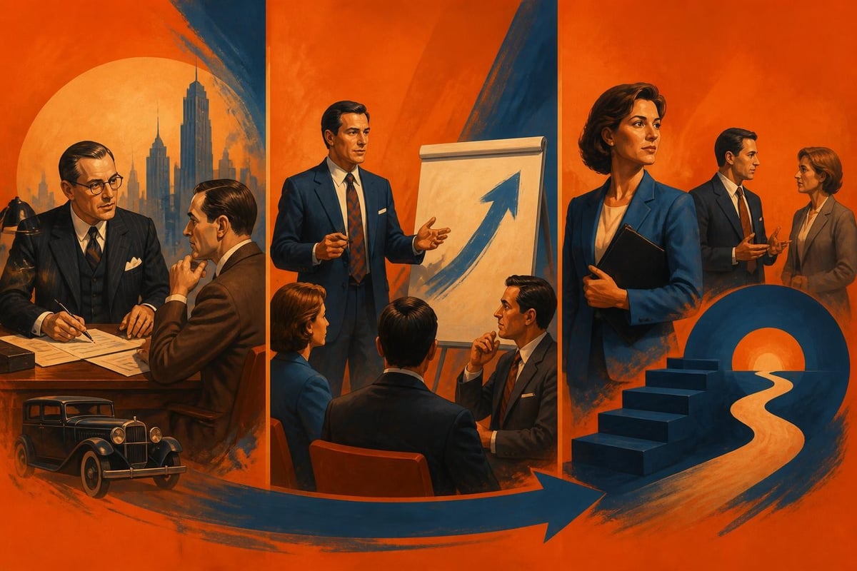 Timeline of corporate coaching milestones