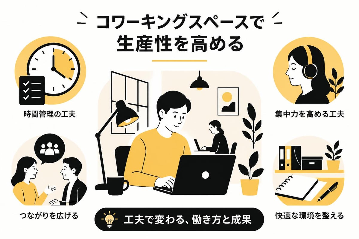 コワーキングスペースでの生産性向上テクニック