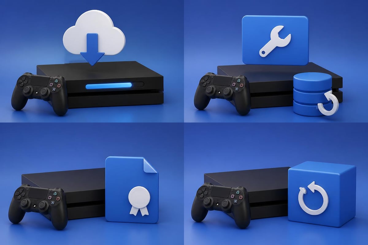 PS4 software troubleshooting