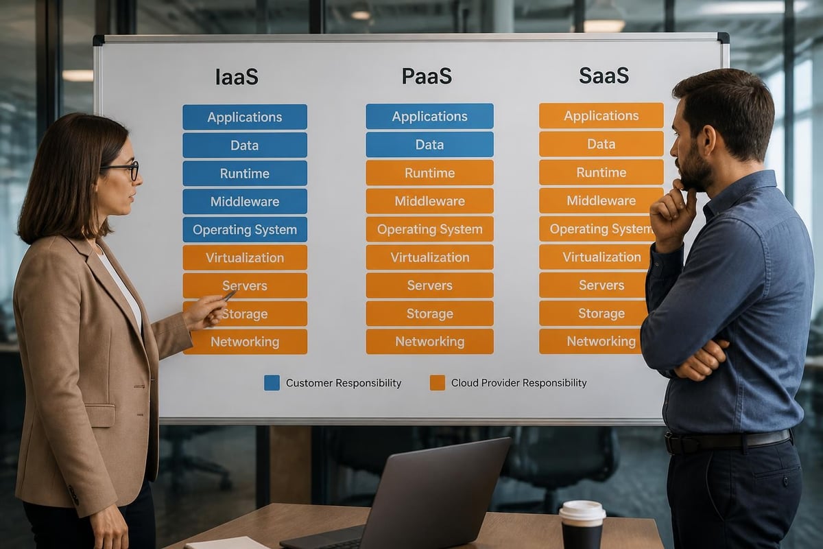Cloud security shared responsibility model