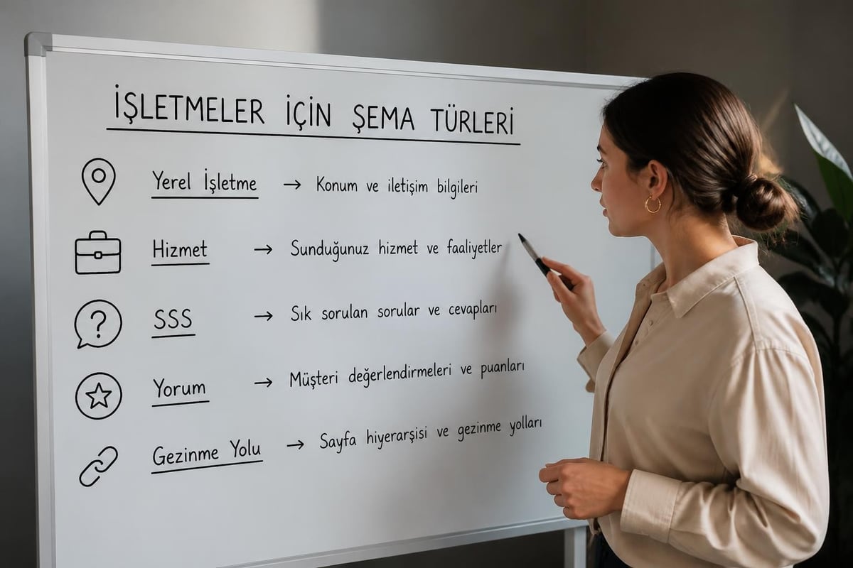 Teknik SEO'da yapılandırılmış veri türleri