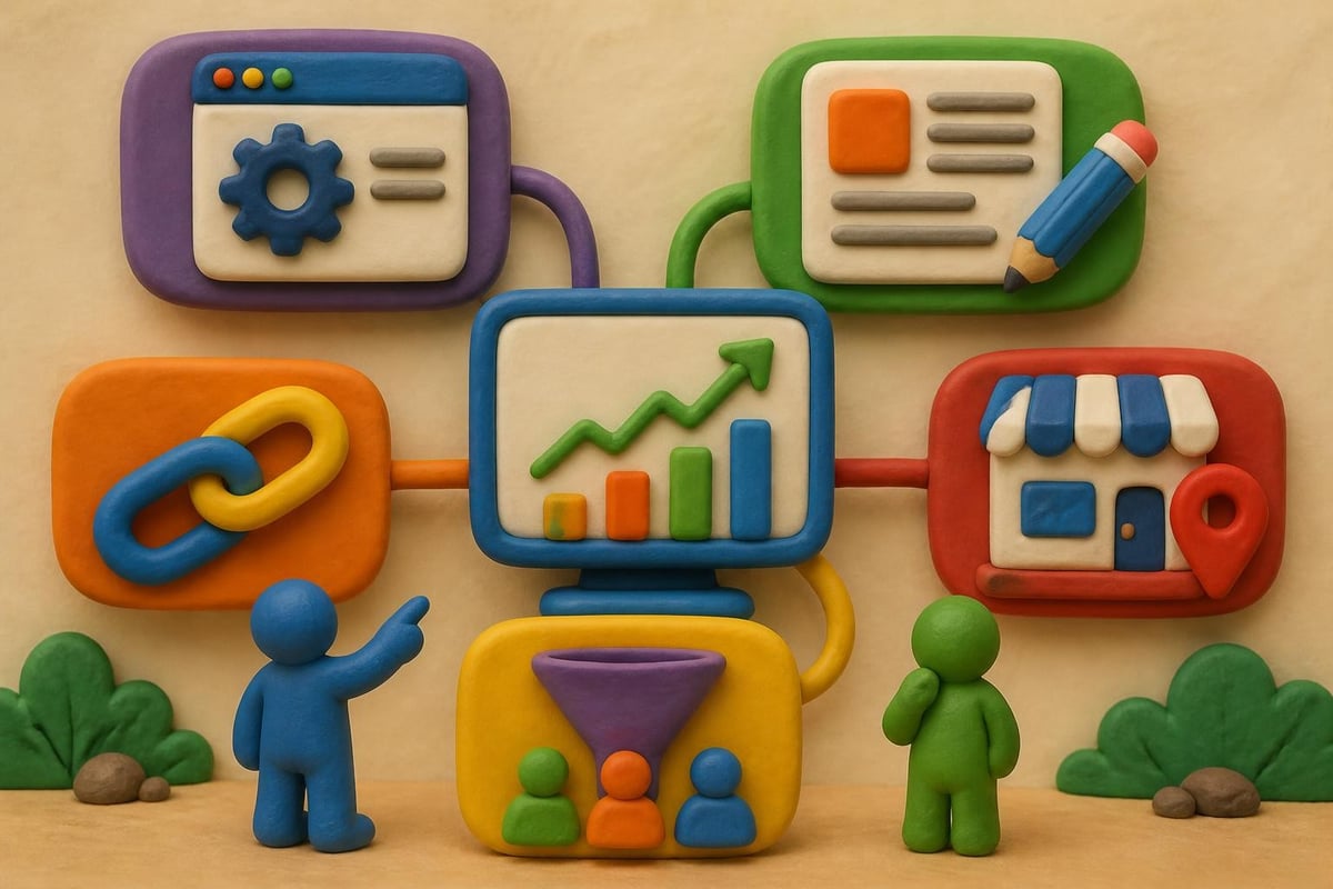 SEO service integration diagram