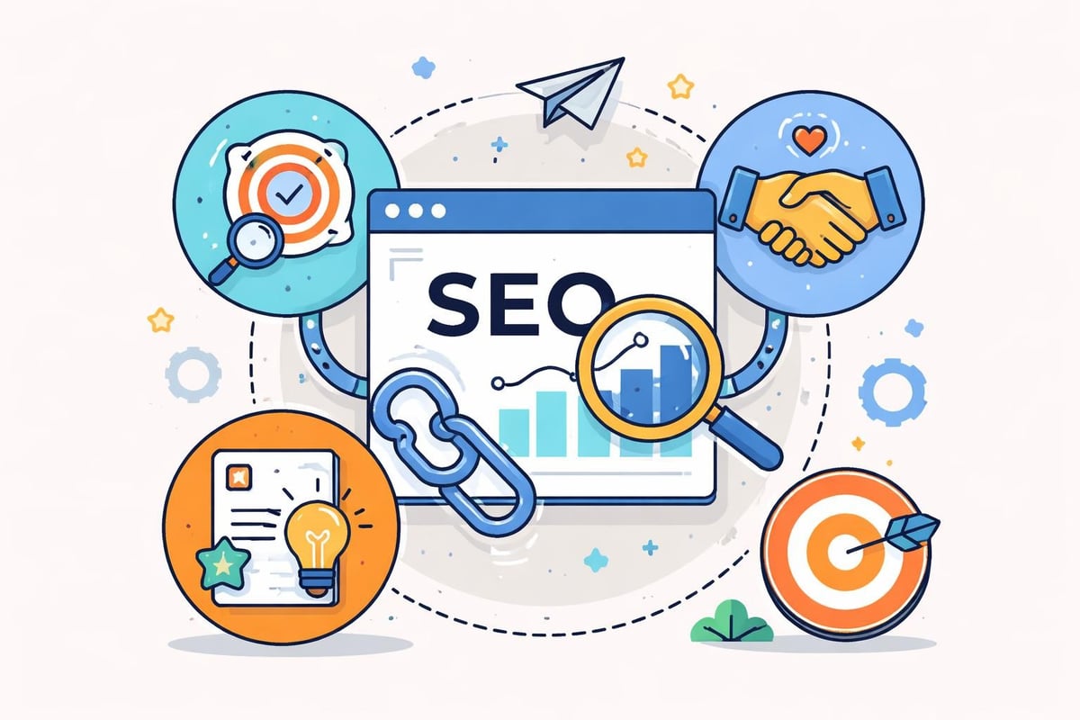 Authority building through backlinks