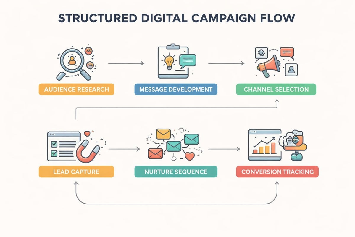 Digital campaign structure
