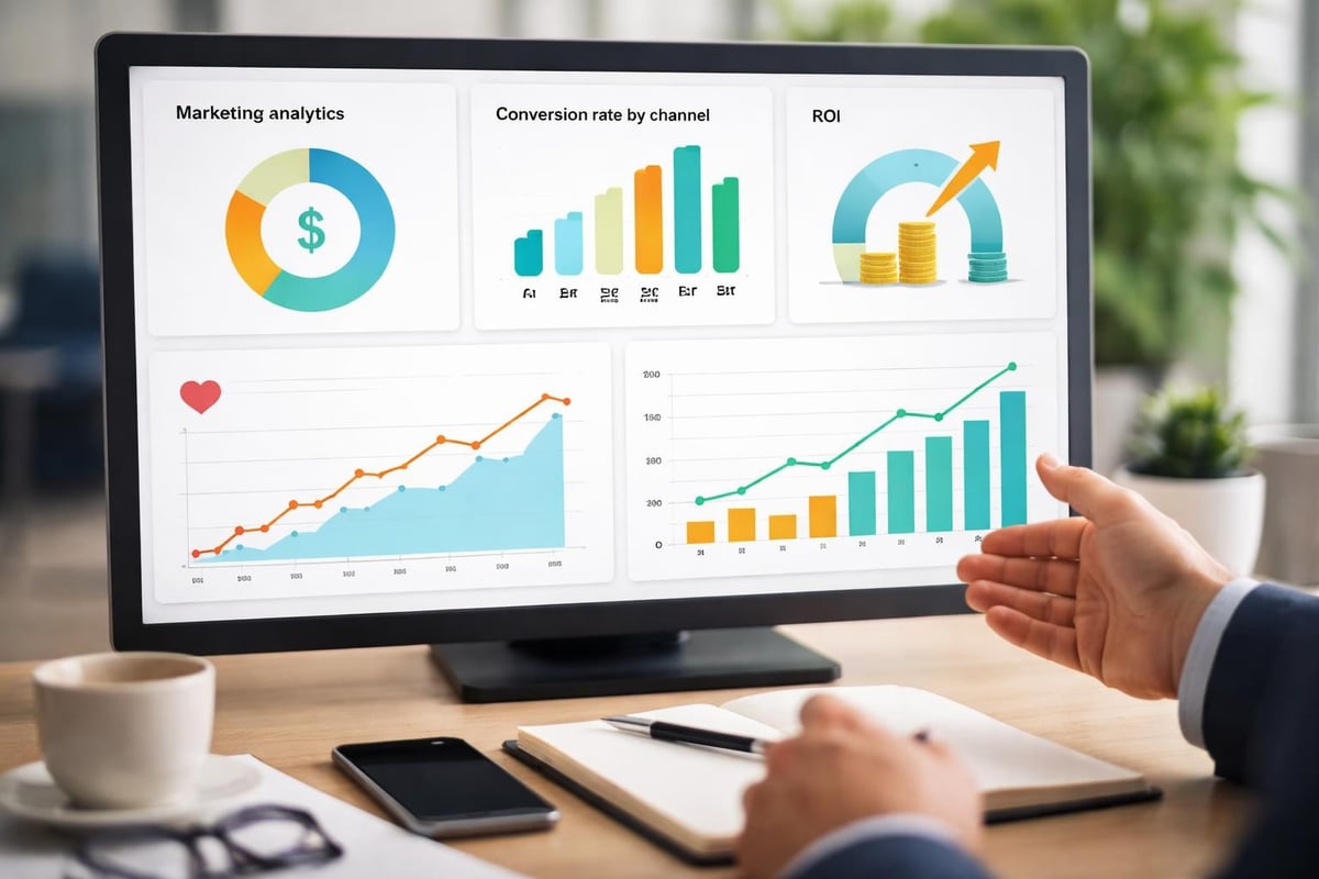 Marketing metrics dashboard