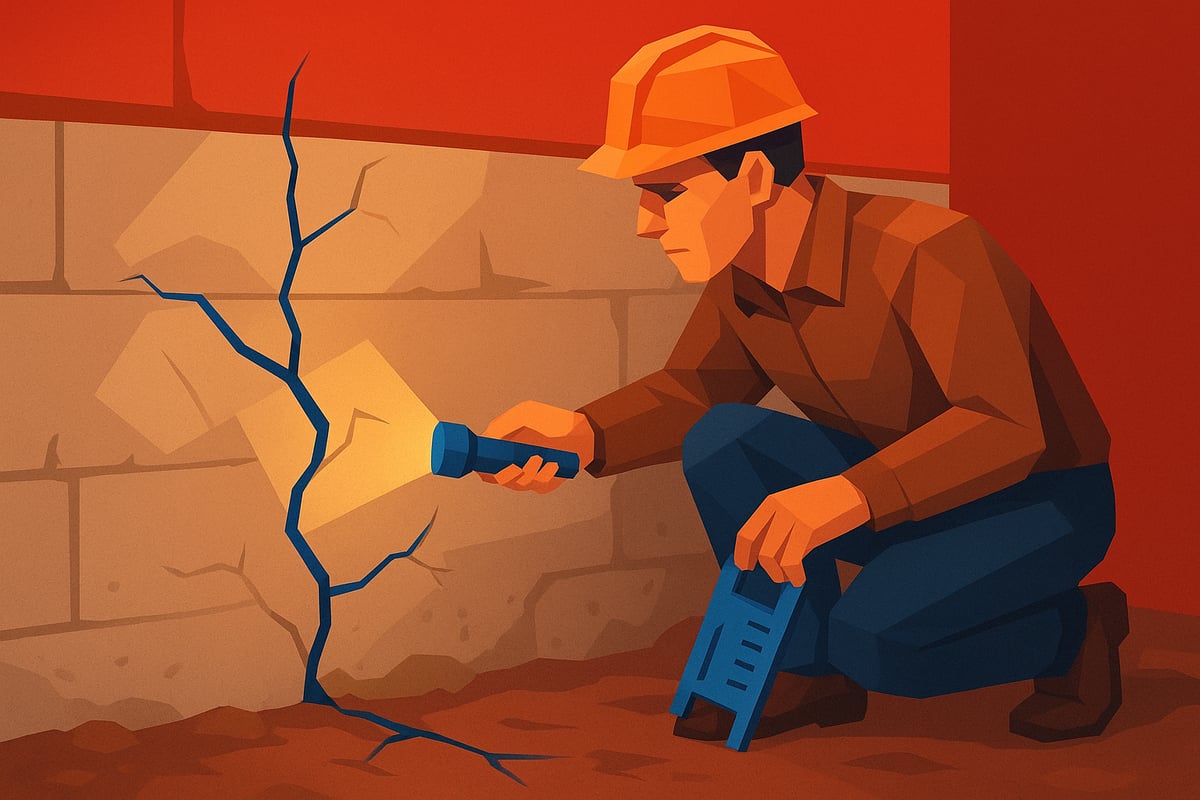 Assessing Basement Concrete Crack Severity