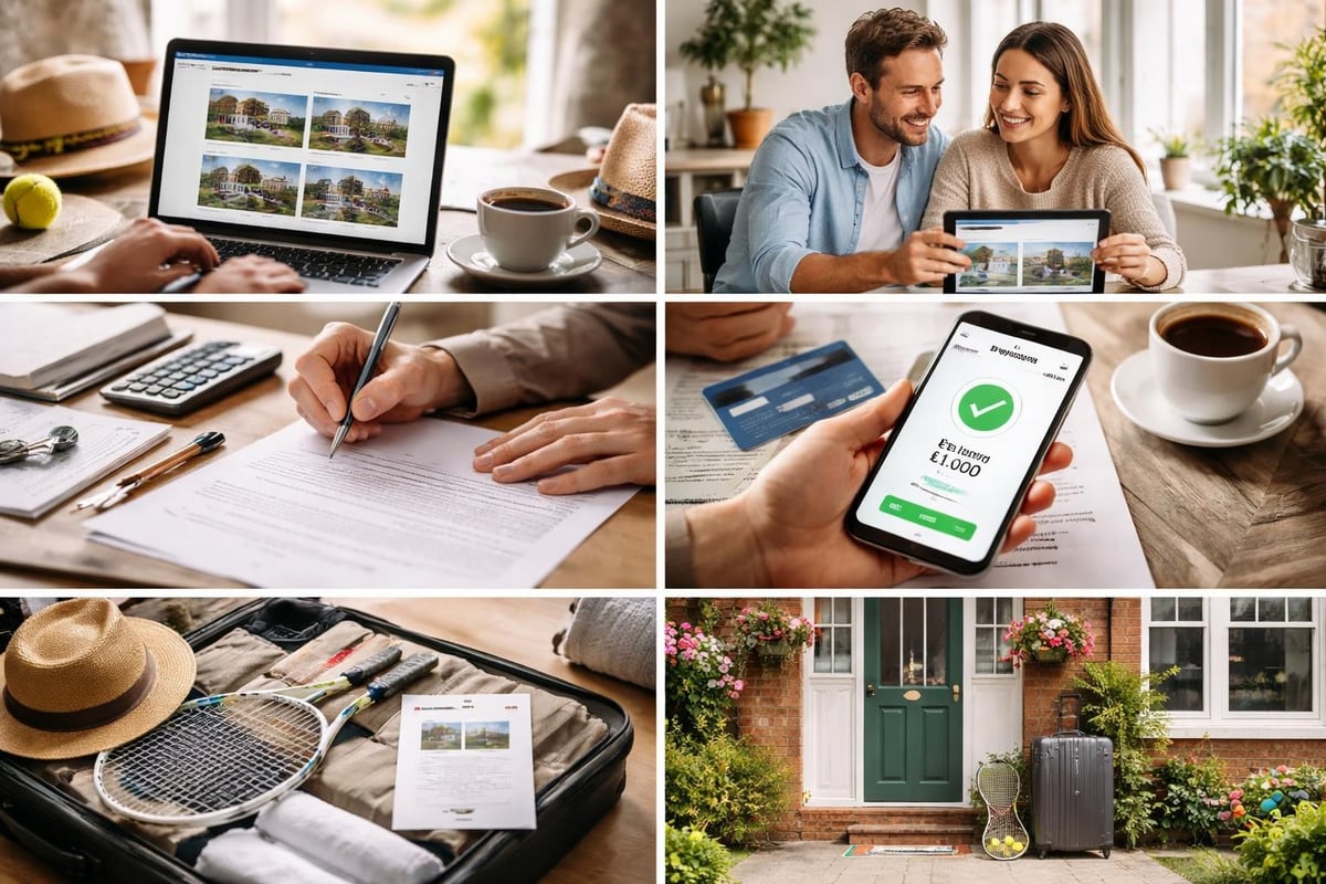 Rental booking timeline