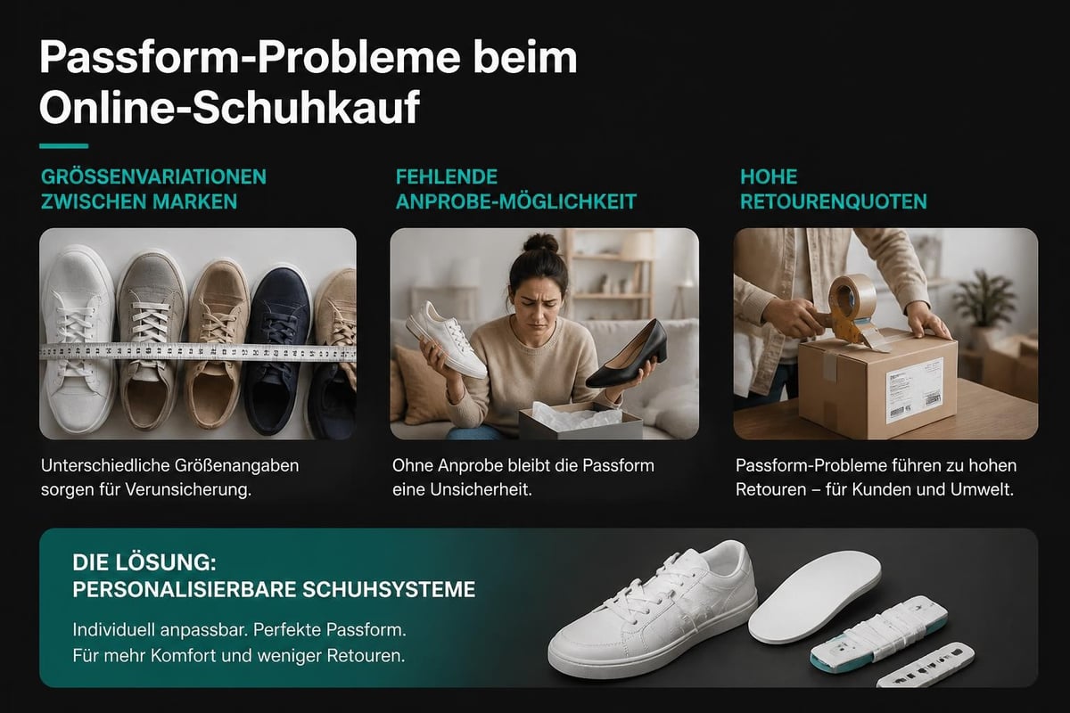 Online-Schuhkauf Herausforderungen