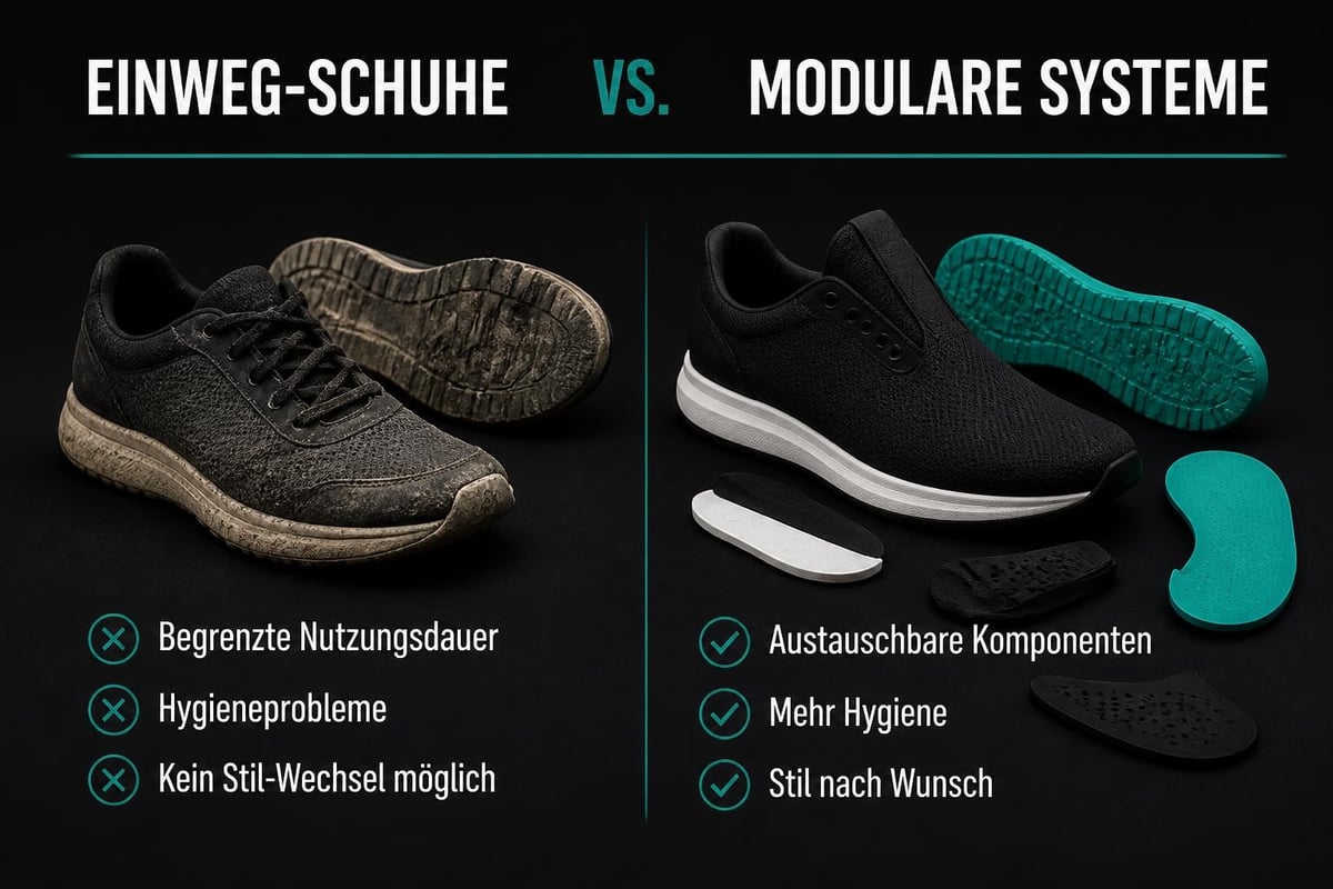 Modularität Schuhsysteme