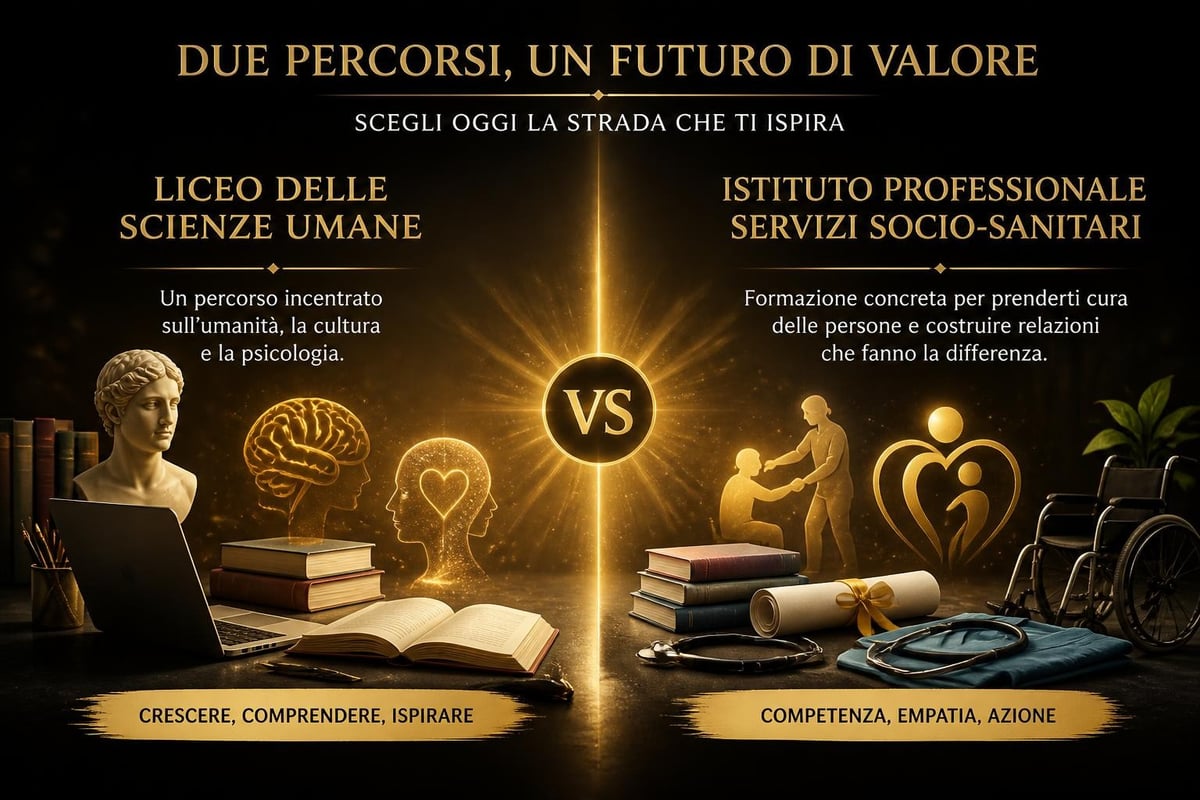 Differenze tra liceo e istituto professionale socio-sanitario