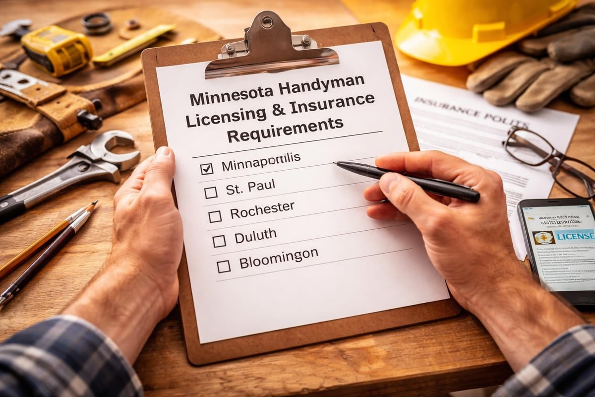 Minnesota handyman insurance requirements