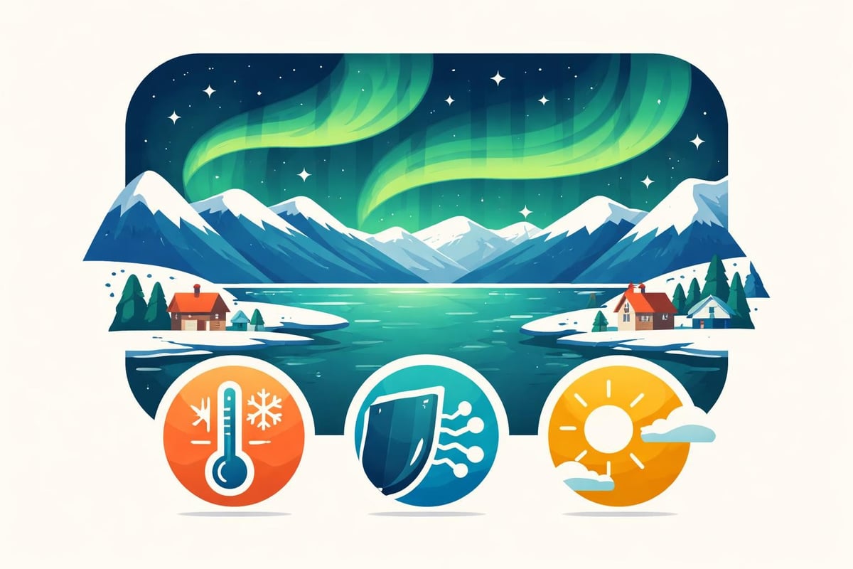 Westfjords climate patterns and aurora viewing conditions