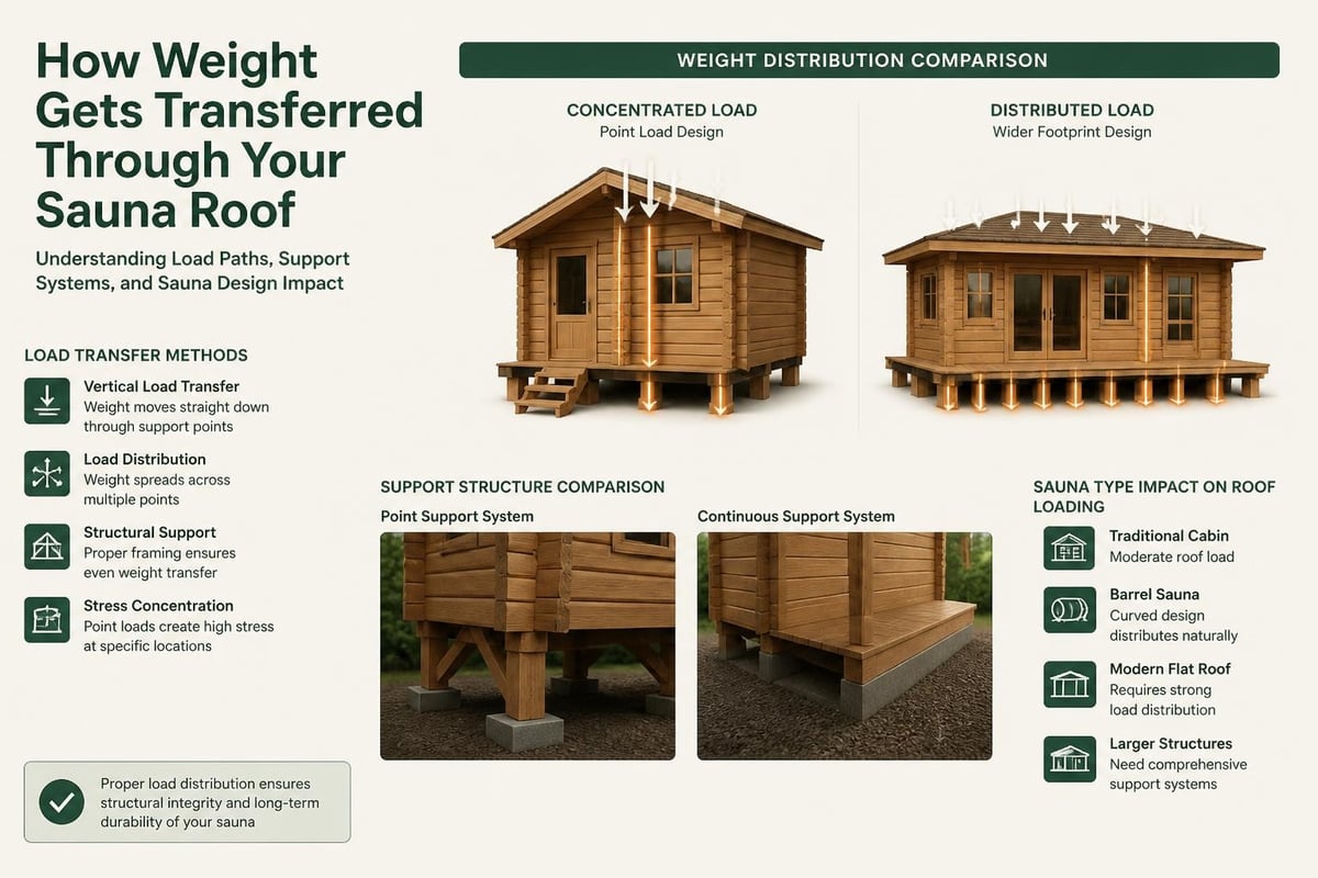 Rooftop sauna structural requirements
