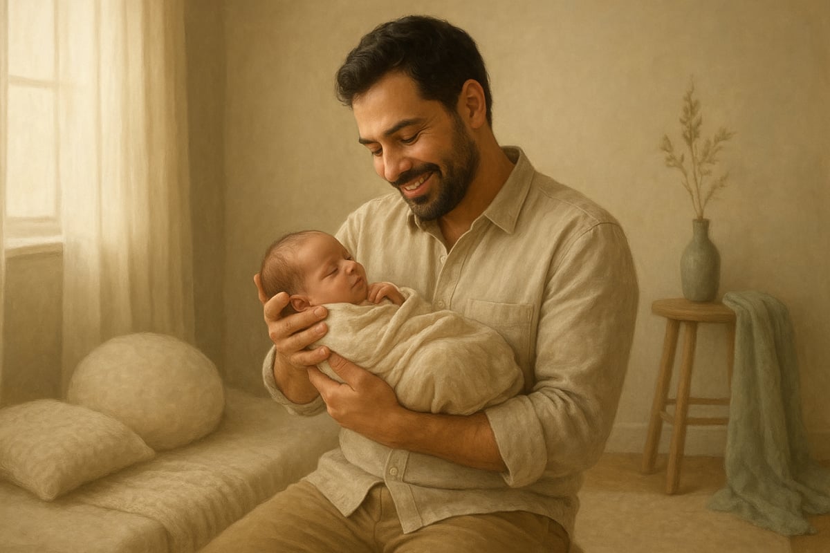 Preparing for a Dad and Newborn Photo Session