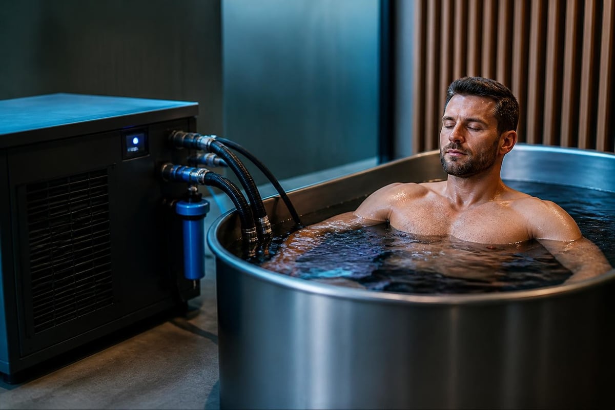 Cold plunge temperature control