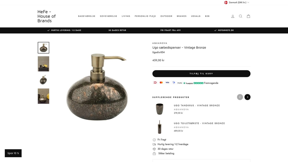 7 Smarte Sæbedispenser Valg til Dit Hjem 2026 - Ugo Sæbedispenser – Farverig Keramik til Hverdagens Glæde