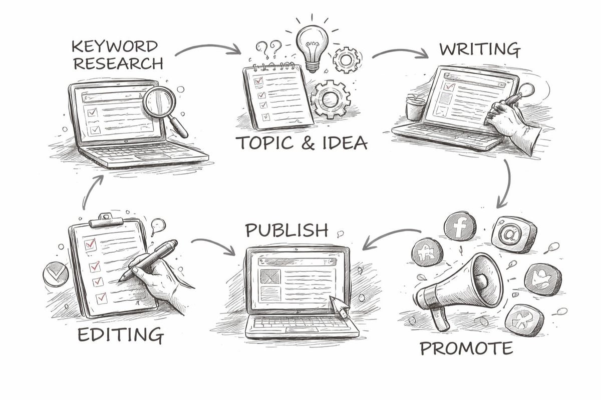 Content marketing workflow