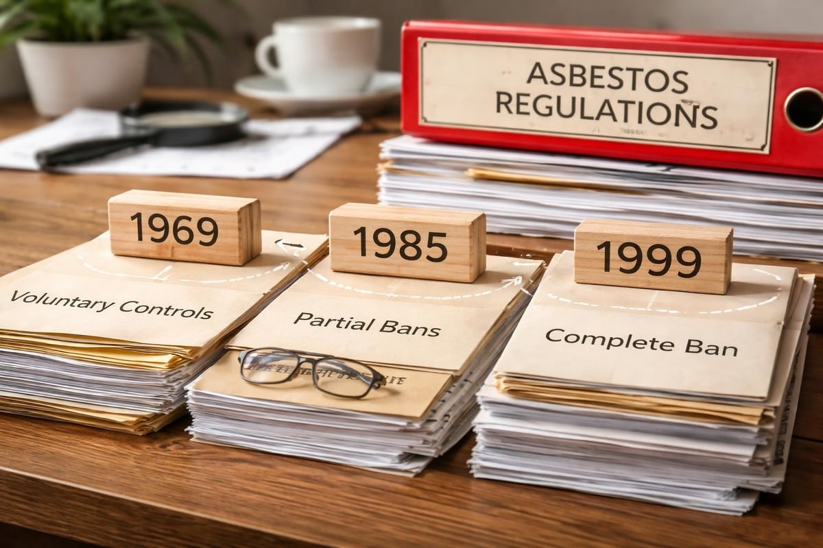 Evolution of asbestos regulation