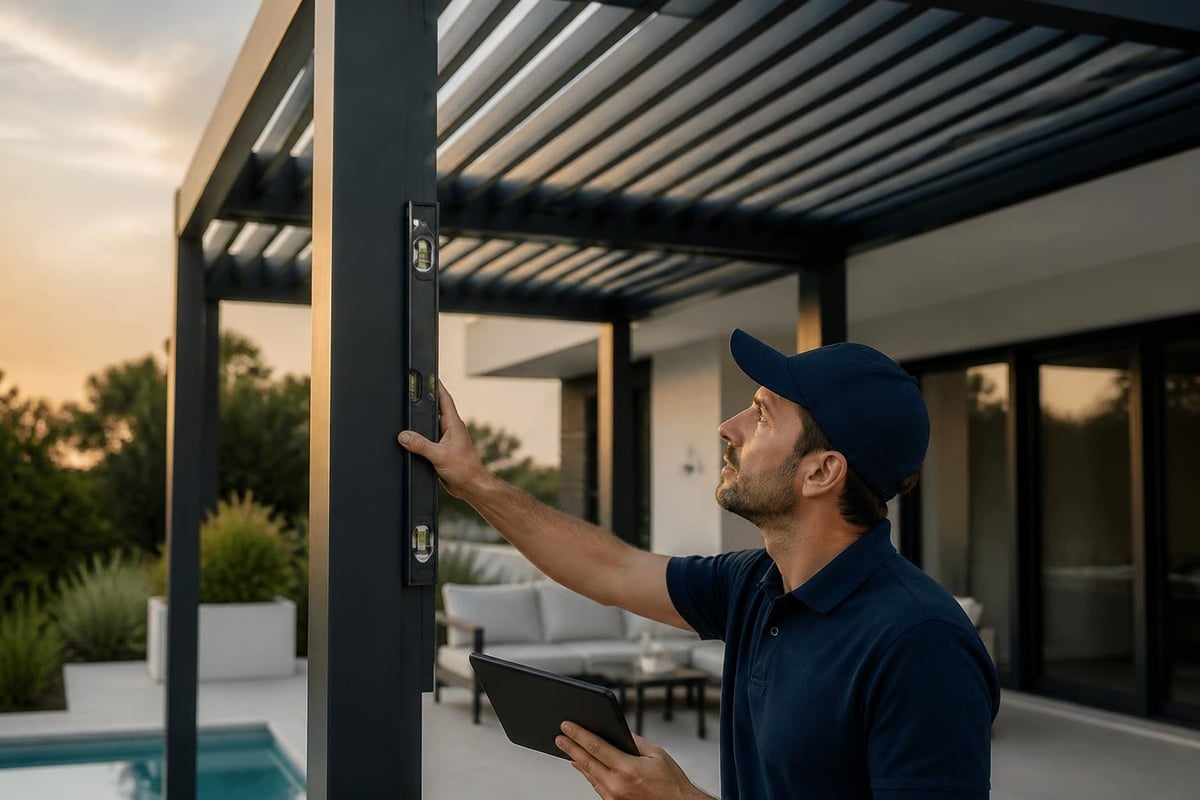 Professional pergola installation quality