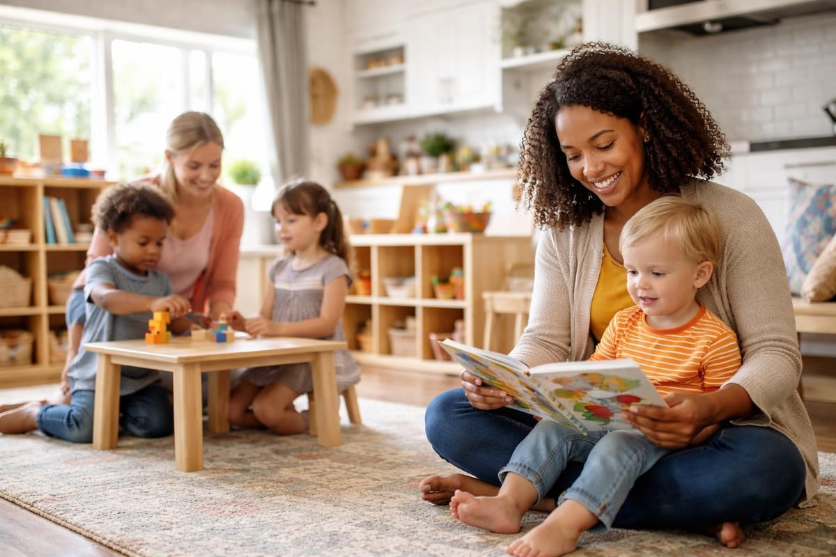 Home daycare environment benefits