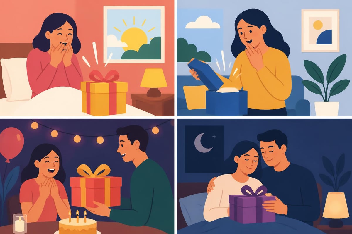 Gift presentation timeline