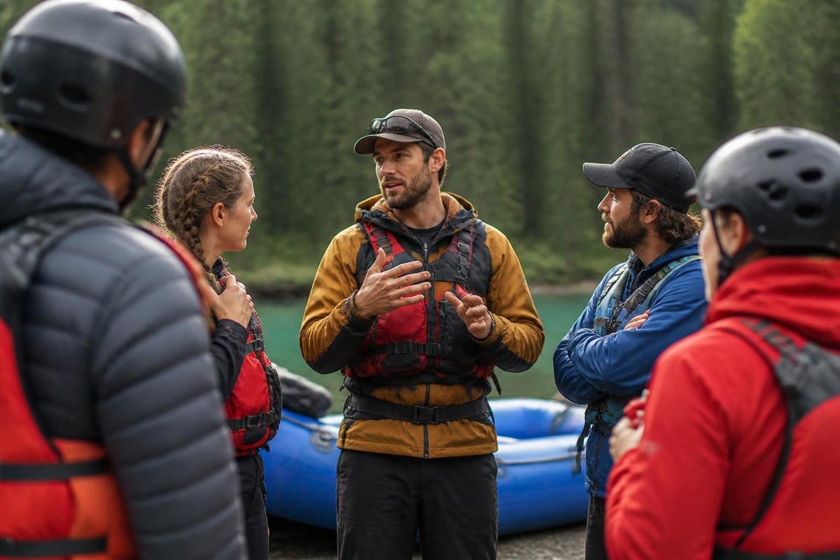 Adventure tour guide skill development